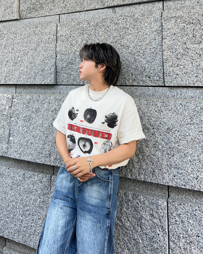 アップルプリントTシャツ RG1038