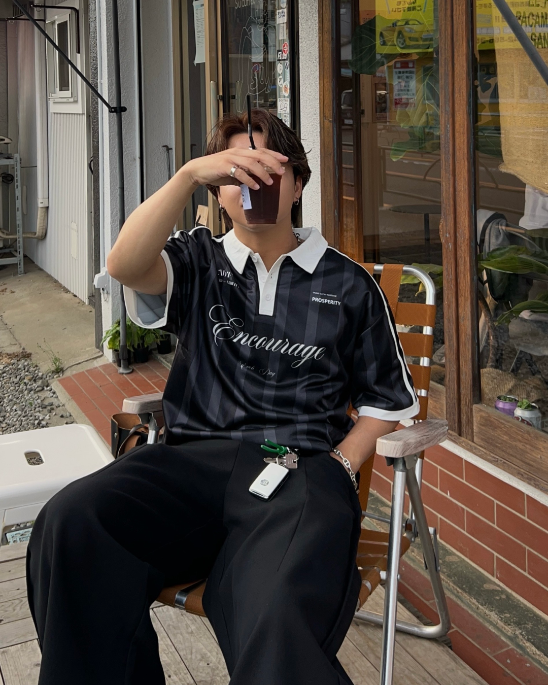 ストライプゲームTシャツ RG1051