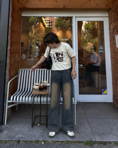 ウォッシュドデニムパンツ RG1063