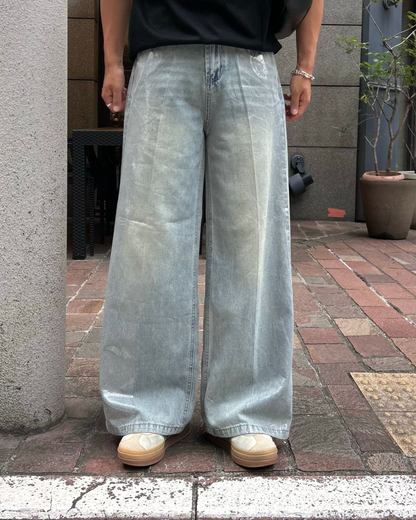 ミラー加工デニムパンツ RG1079