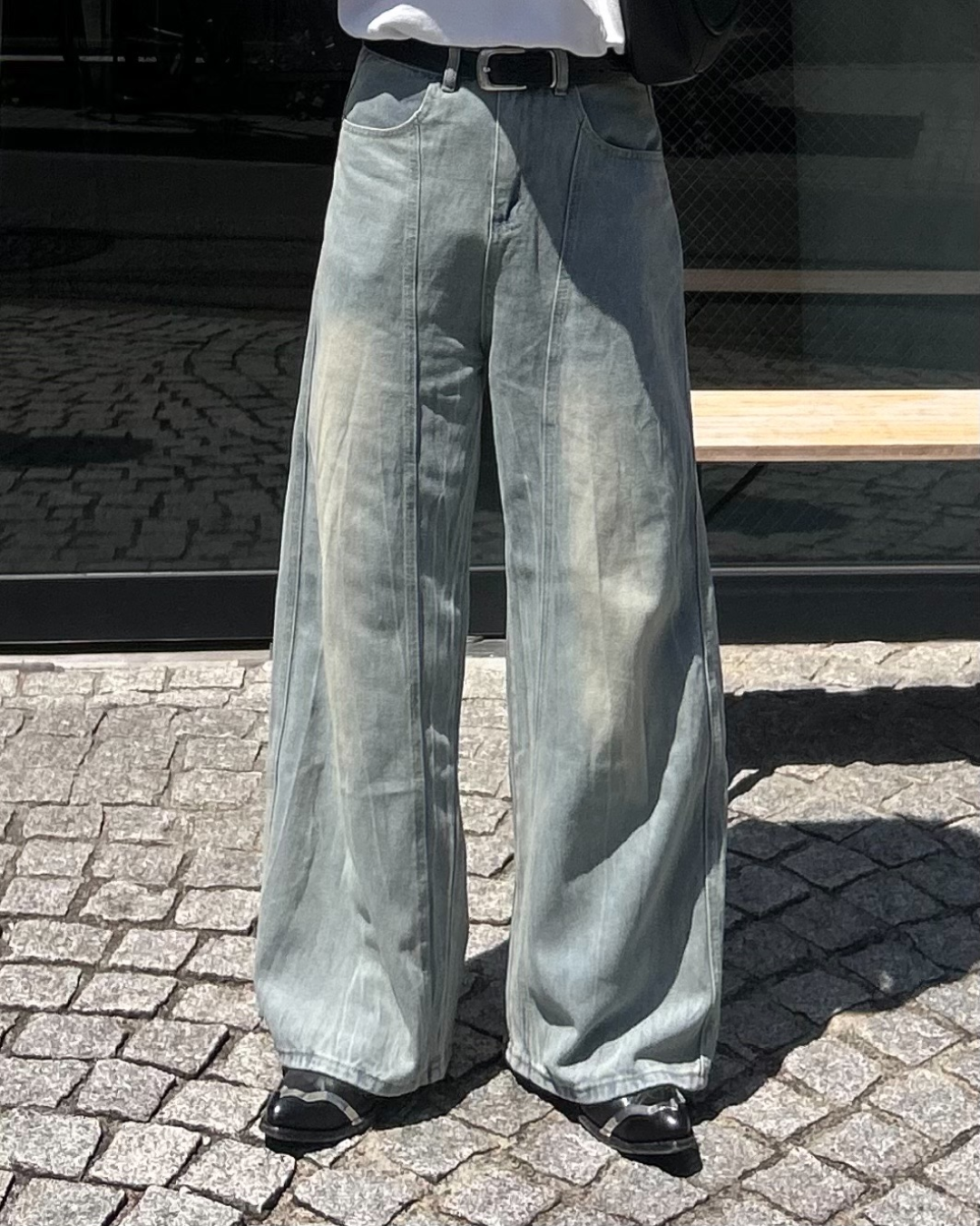 ラインライトデニムパンツ RG1101