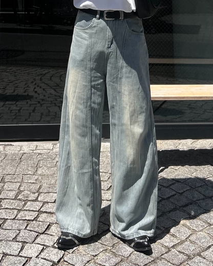 ラインライトデニムパンツ RG1101