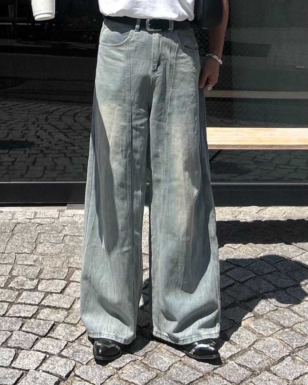 ラインライトデニムパンツ RG1101