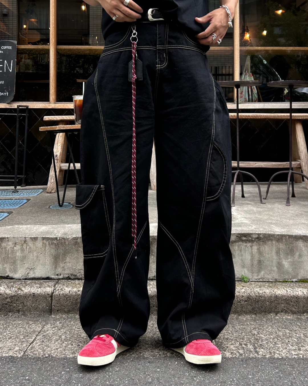 ステッチデニムパンツ RG1103