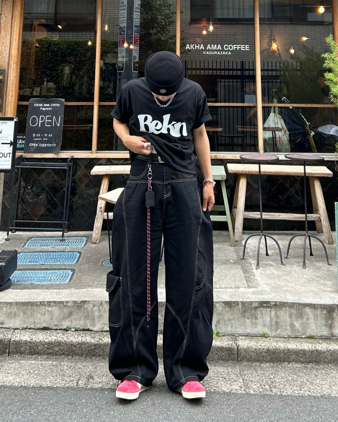 ステッチデニムパンツ RG1103