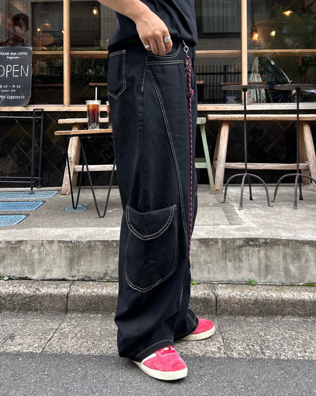 ステッチデニムパンツ RG1103