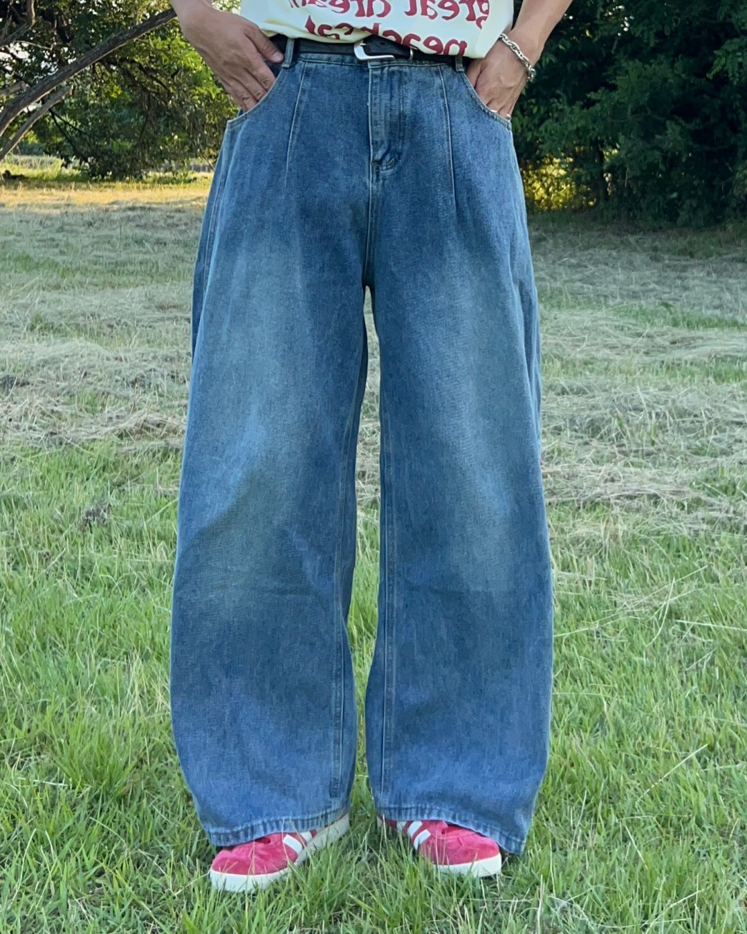 サイドラインデニムパンツ RG1106