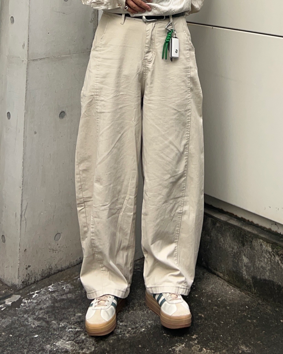 【即納】ワイドレッグシミターパンツ RG1129