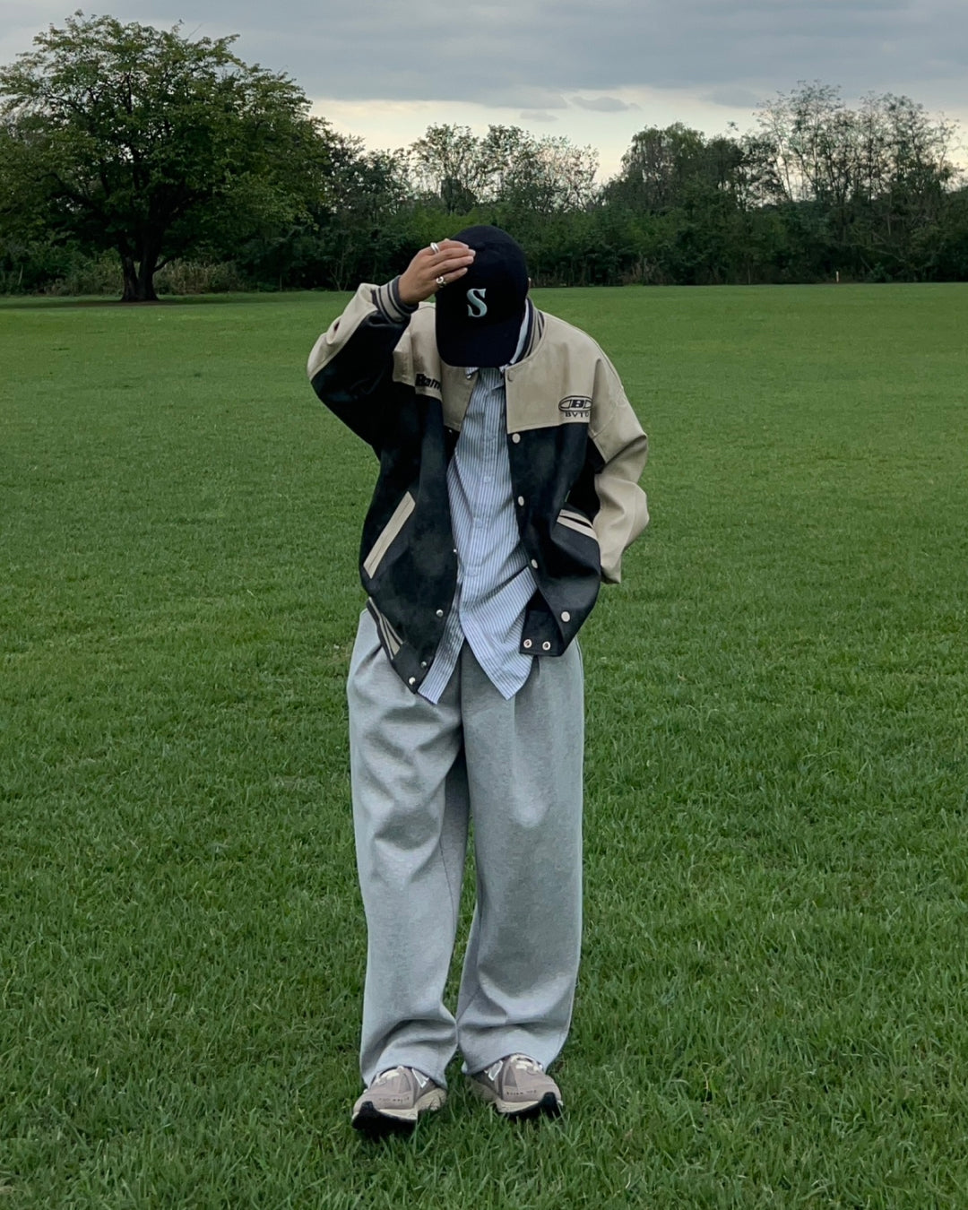 【即納】バイカラーカレッジジャケット RG5004