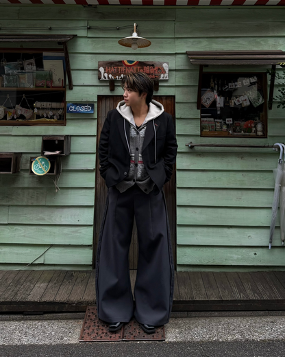 【即納】シャギーライン デザインカーディガン RG5007