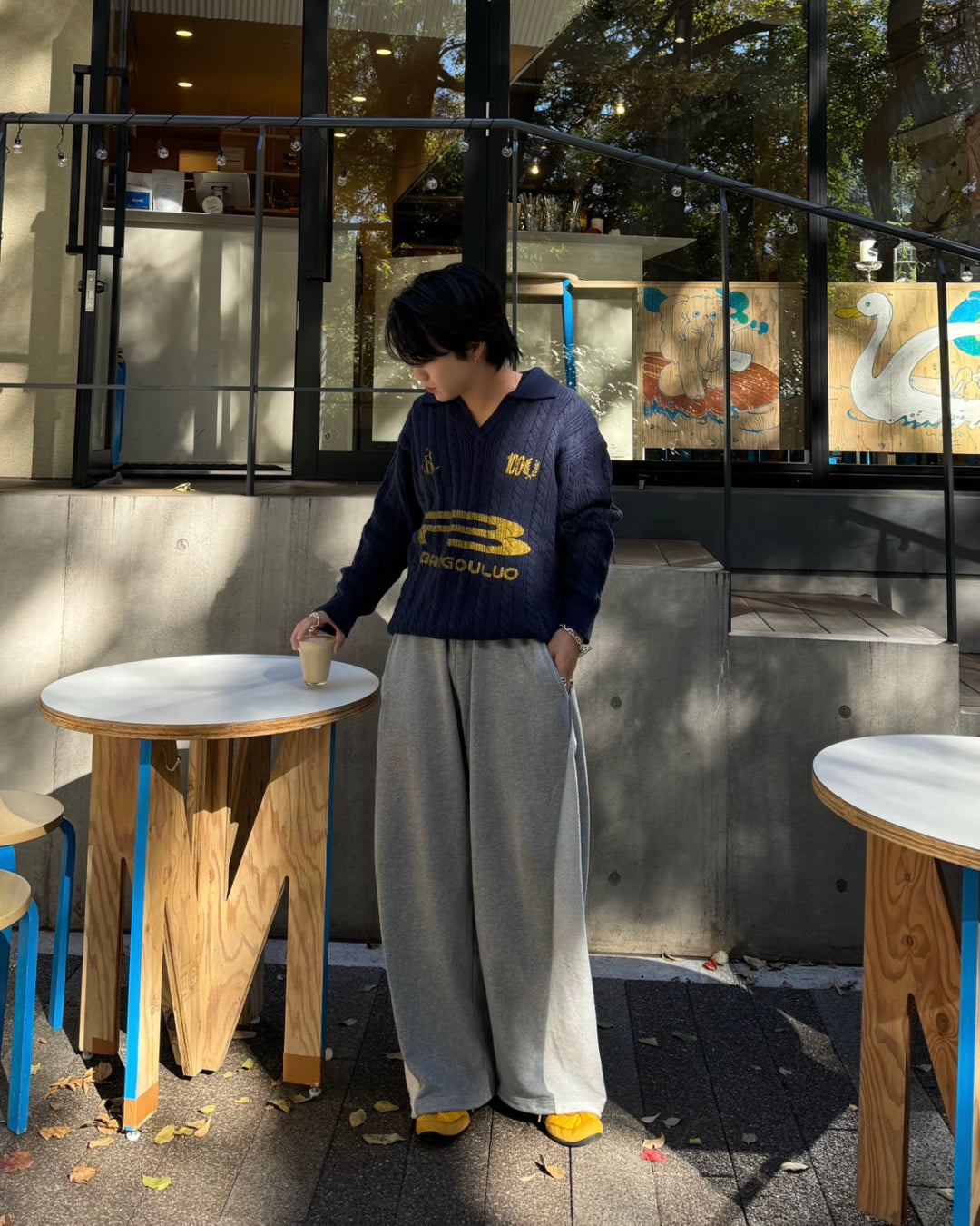 【即納】ロゴニットシャツ RG5008