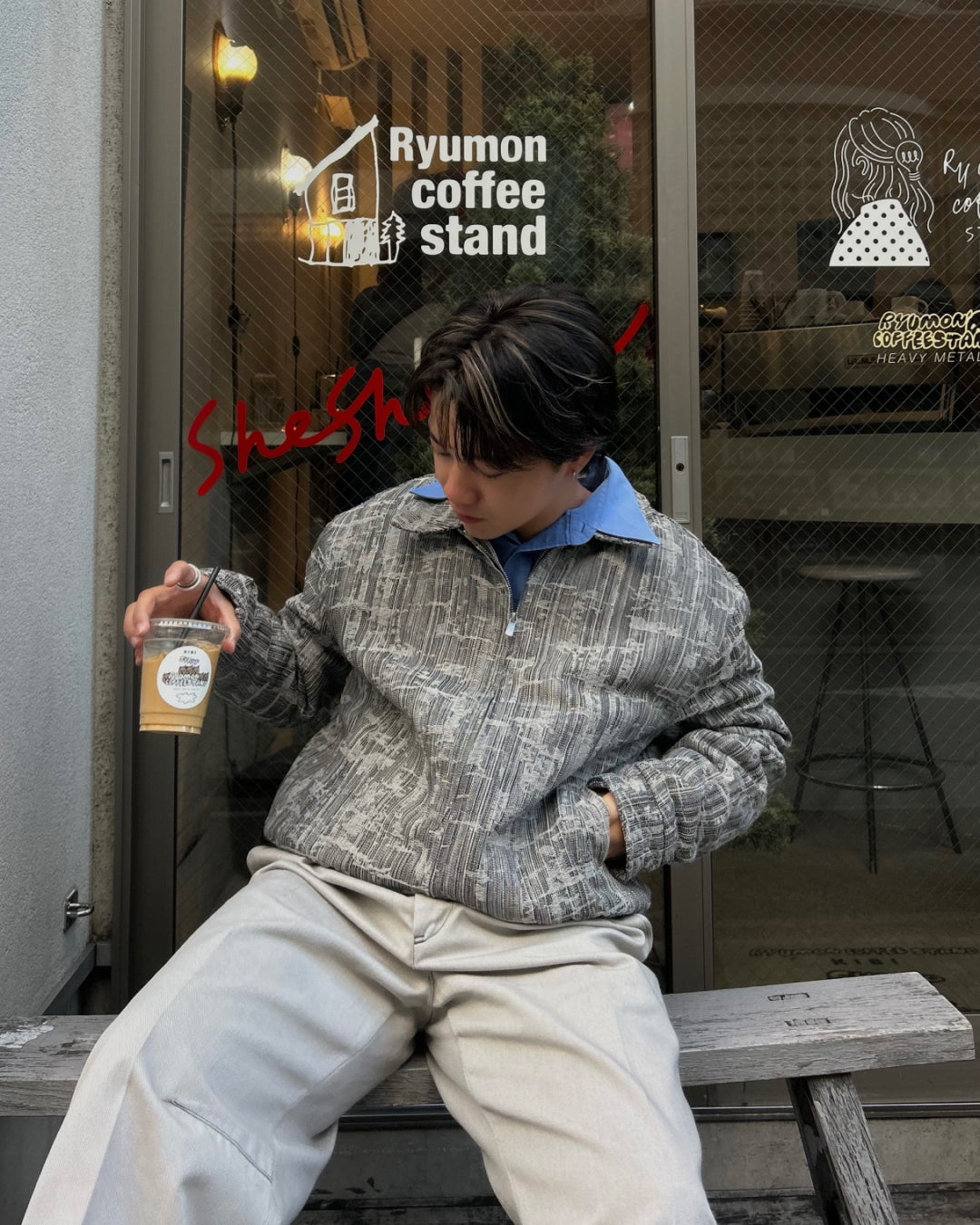 【即納】ツイードジップジャケット RG5010