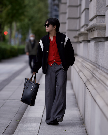 【11/25 19:00販売開始 オリジナル 即納】ボタンフライ2タックストライプスラックス RG6000