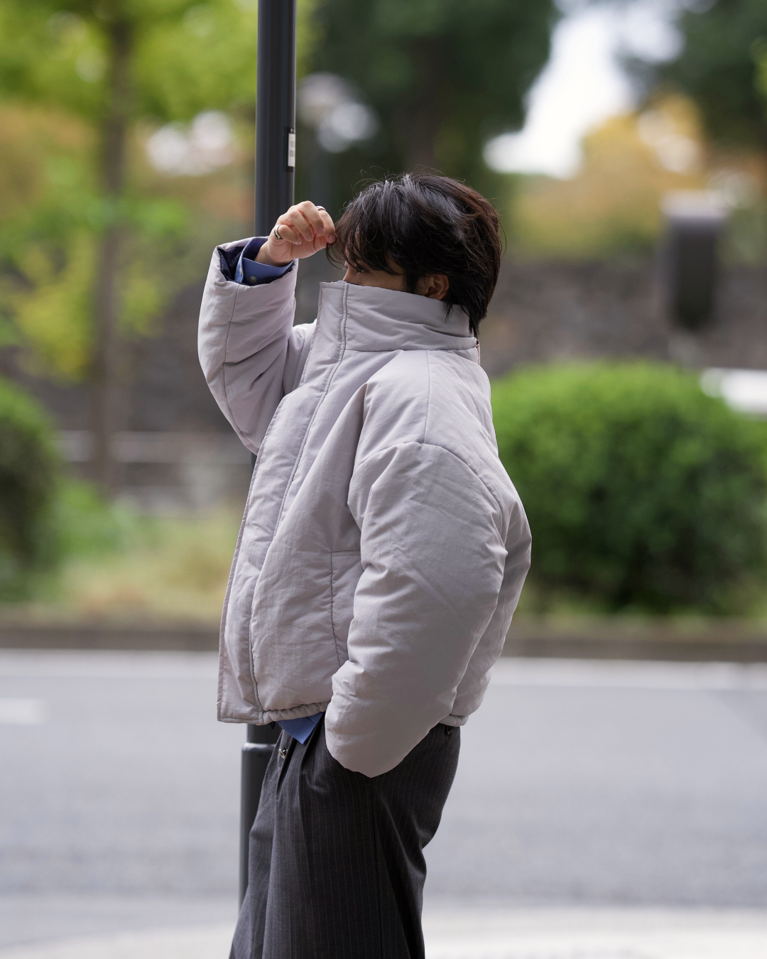 【11/25 19:00販売開始 オリジナル 即納】ナイロンリバーシブルパッファージャケット RG6001