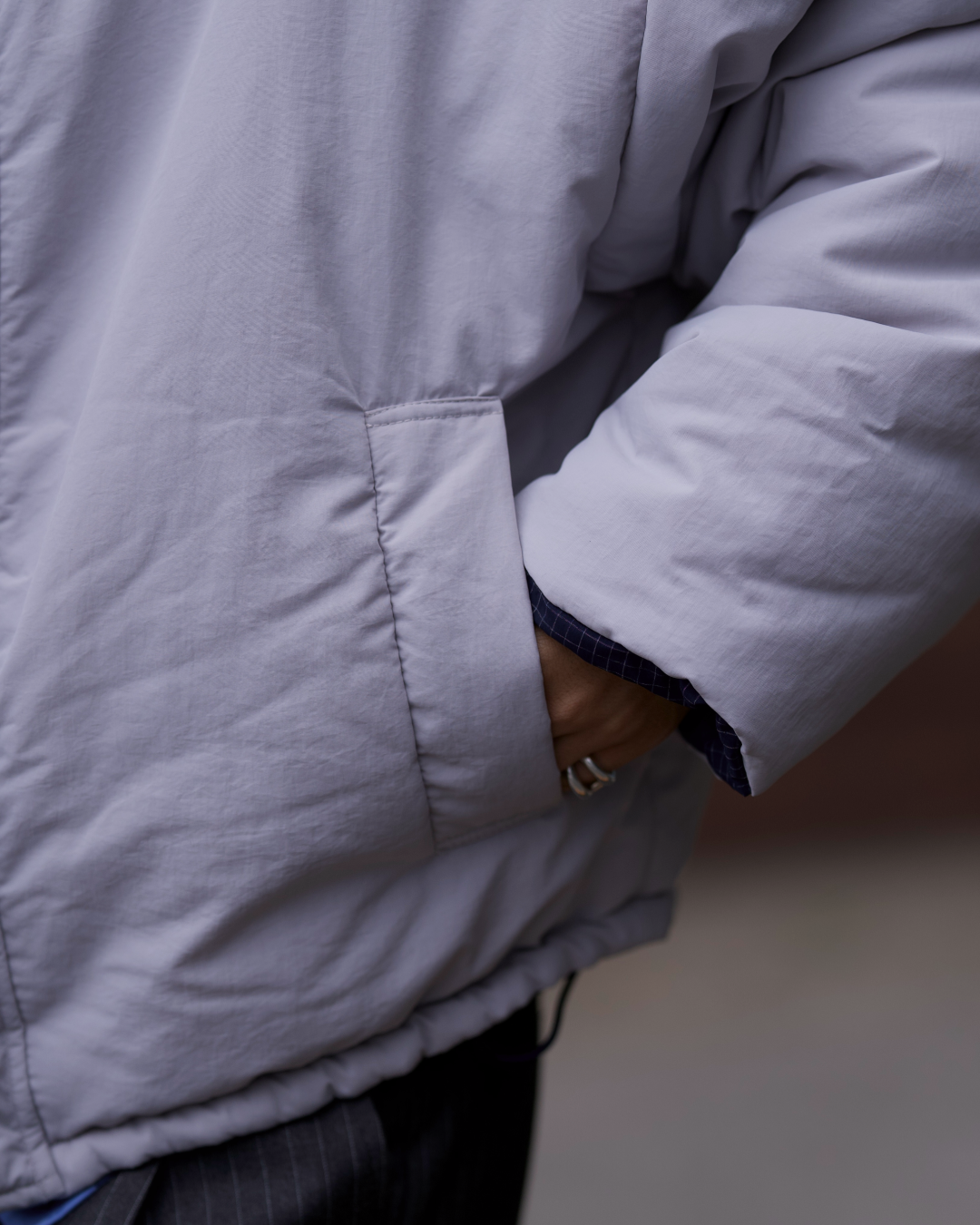 【11/25 19:00販売開始 オリジナル 即納】ナイロンリバーシブルパッファージャケット RG6001