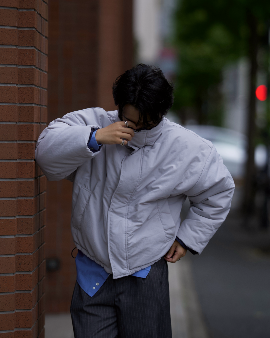 【11/25 19:00販売開始 オリジナル 即納】ナイロンリバーシブルパッファージャケット RG6001