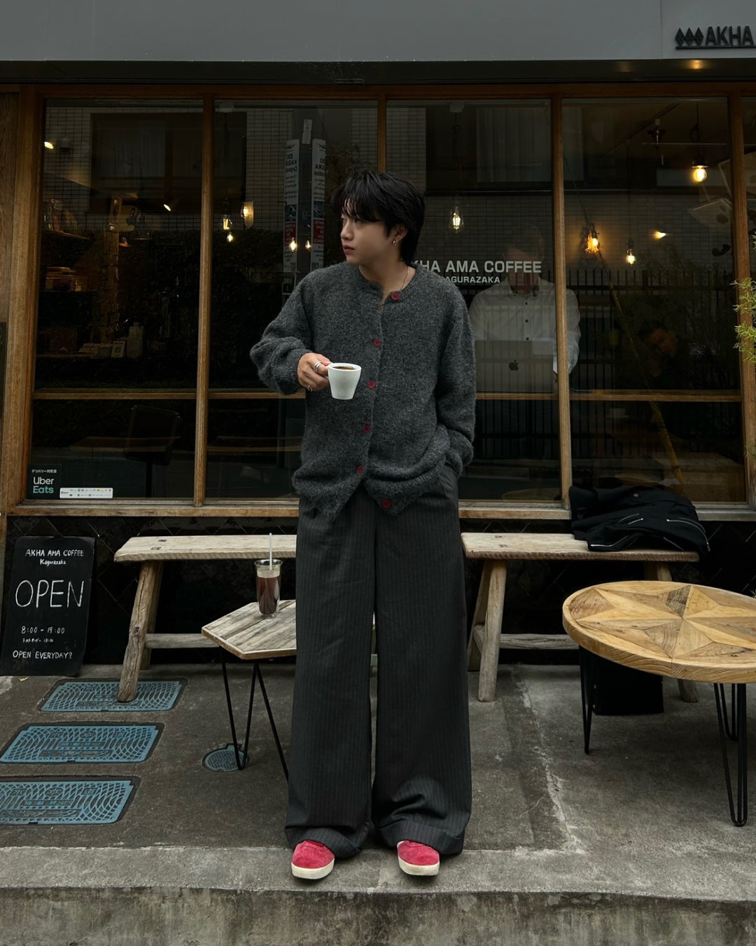 カラーボタンニット RG7001