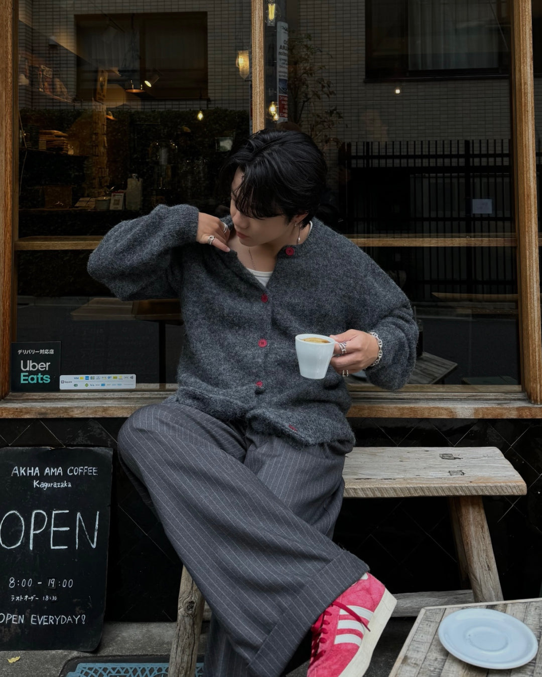 カラーボタンニット RG7001