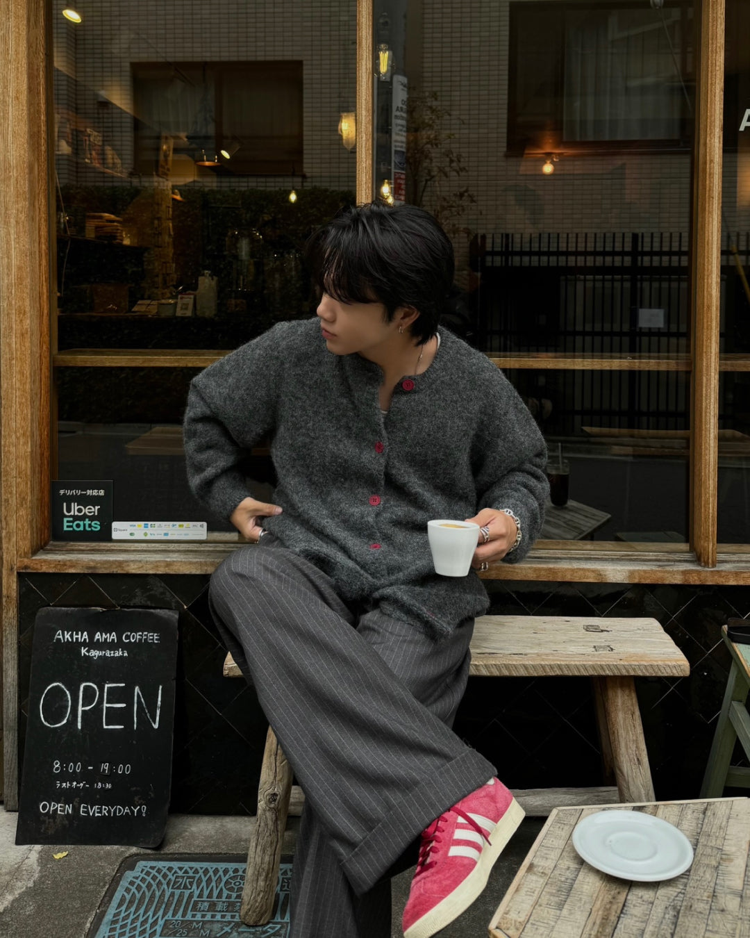 カラーボタンニット RG7001