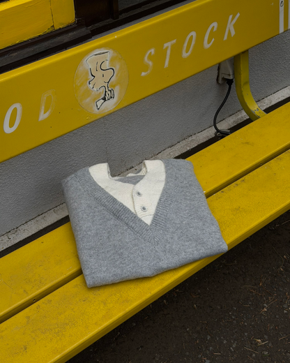 ルーズVネックニットプルオーバー RG7117