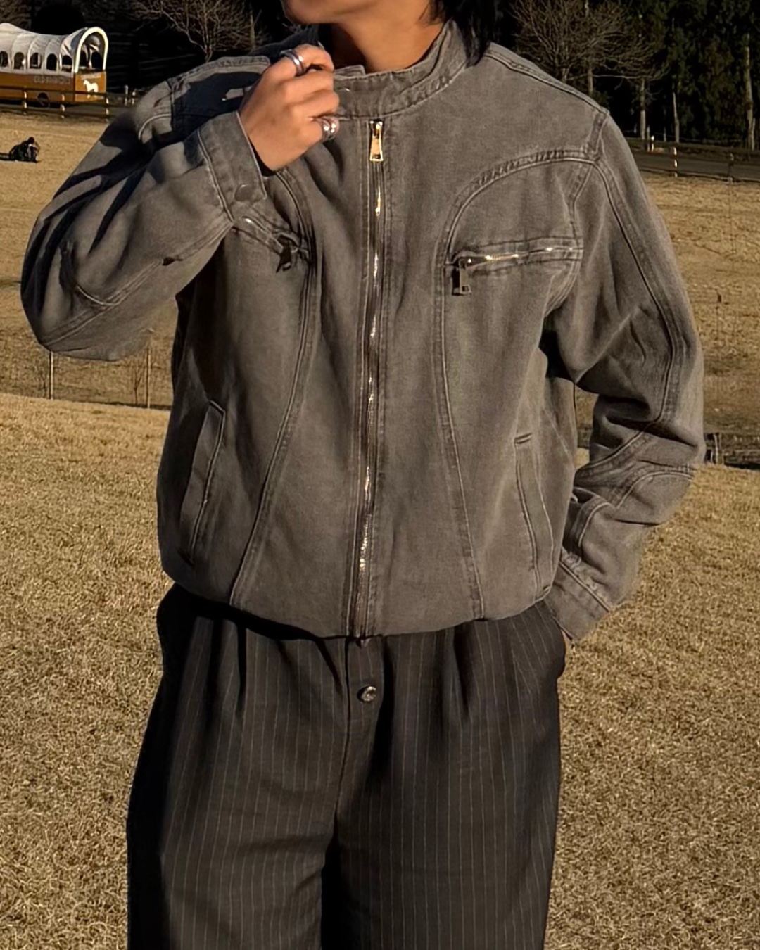 ウォッシュデニムジャケット RG7121