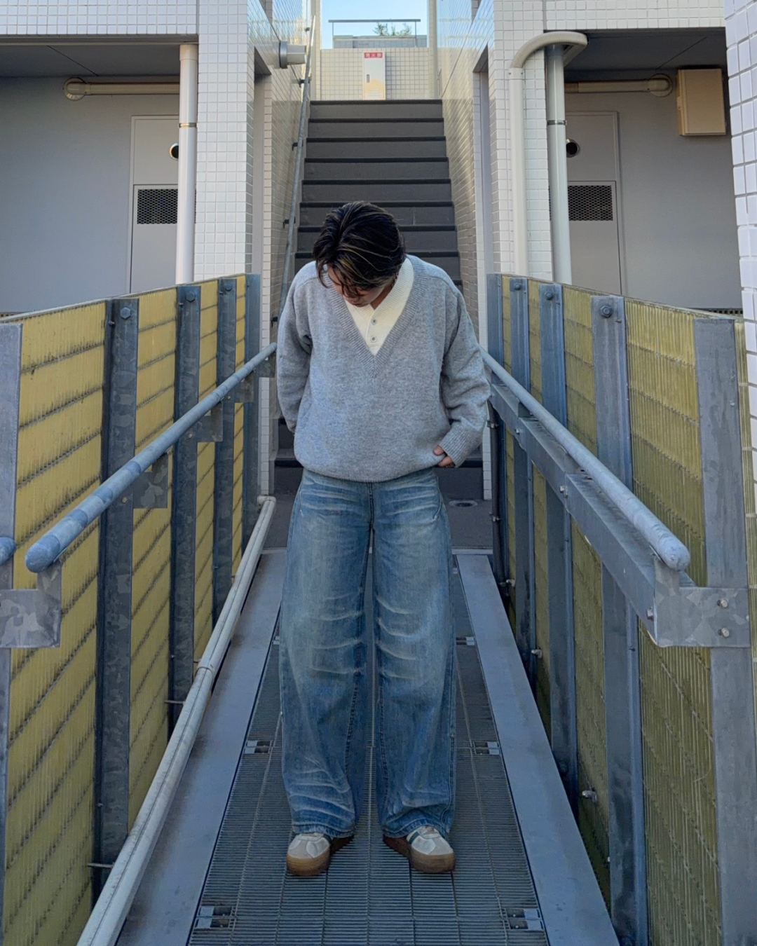 シームデザインデニムパンツ RG7144