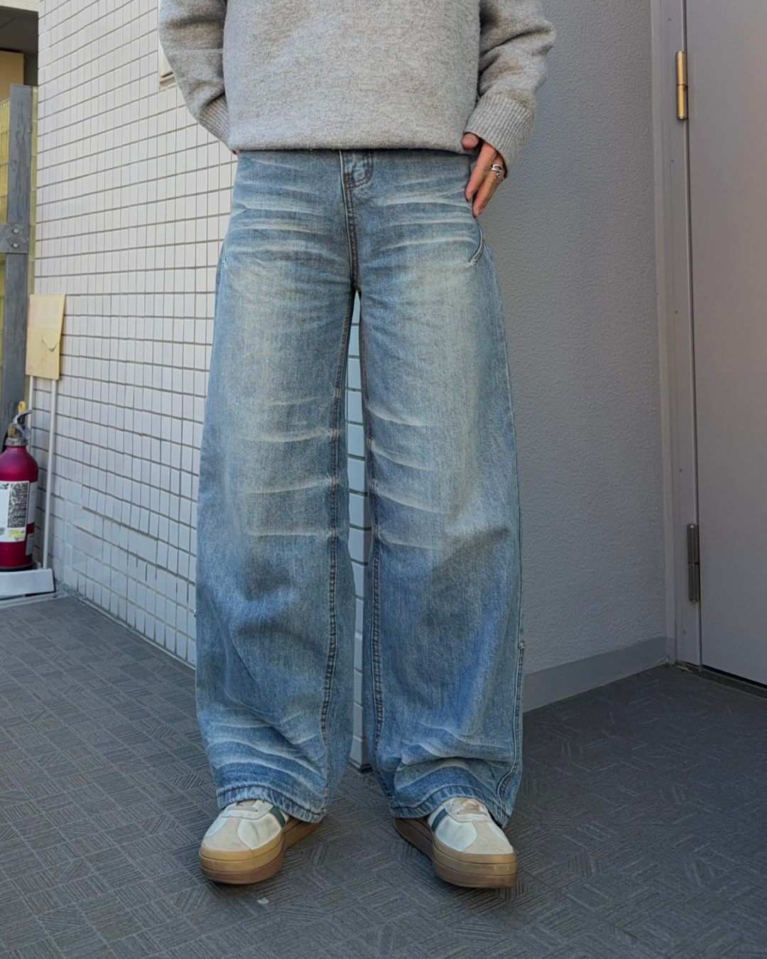 シームデザインデニムパンツ RG7144
