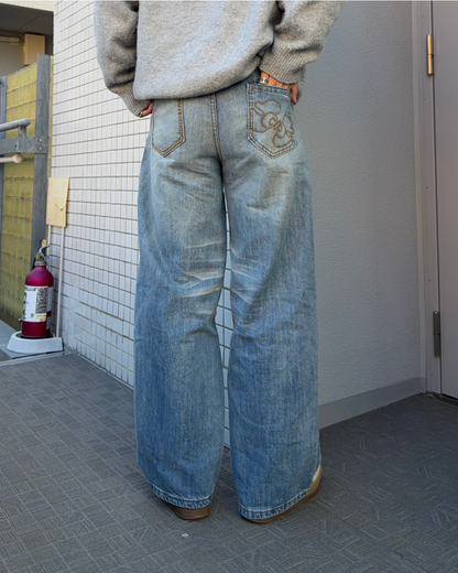 シームデザインデニムパンツ RG7144