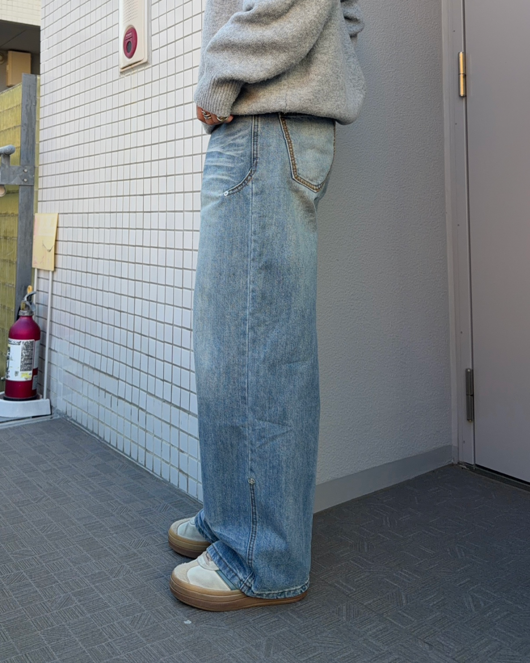 シームデザインデニムパンツ RG7144