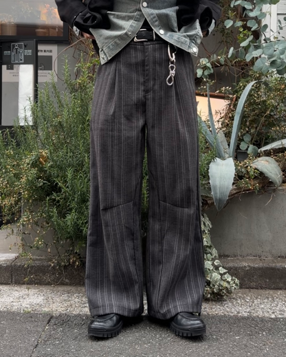 ワイドレッグストライプパンツ RG7158 – YOLO（ヨロ）｜ファッション通販