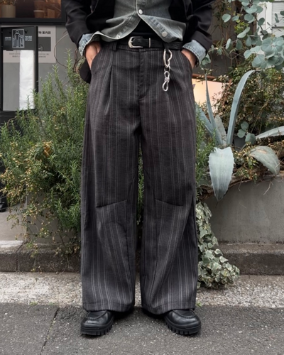 ワイドレッグストライプパンツ RG7158