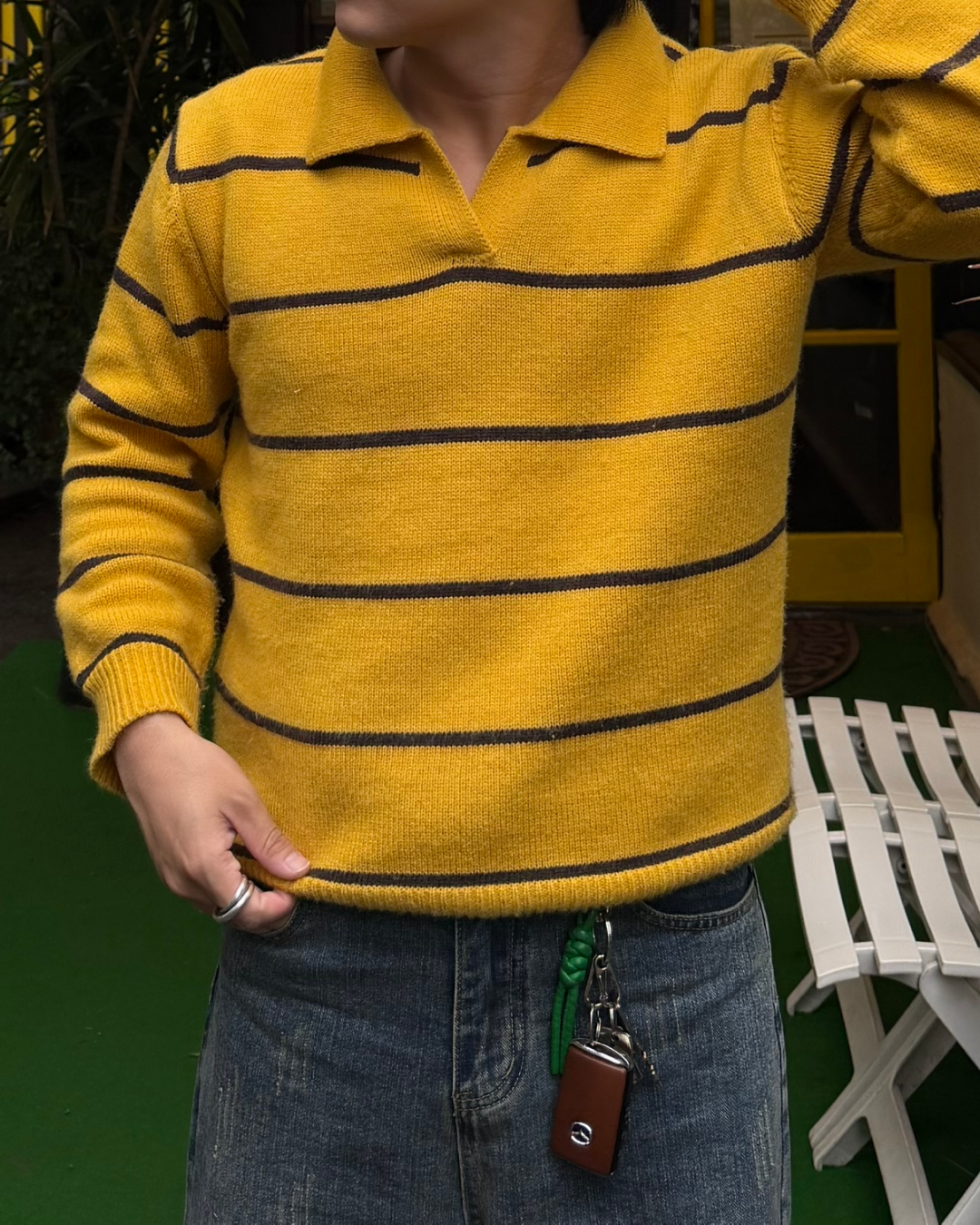 ボーダーポロニット RG7176