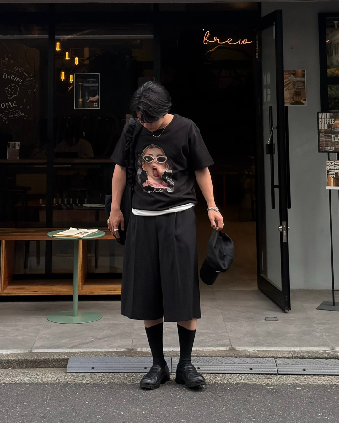 フープスガールプリントTシャツ RG7193