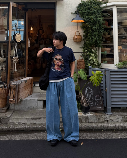 フープスガールプリントTシャツ RG7193