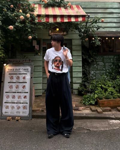 フープスガールプリントTシャツ RG7193