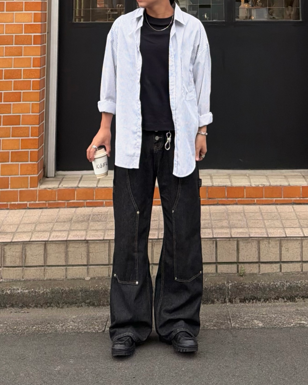 ダブルニーステッチデニムパンツ RG7199