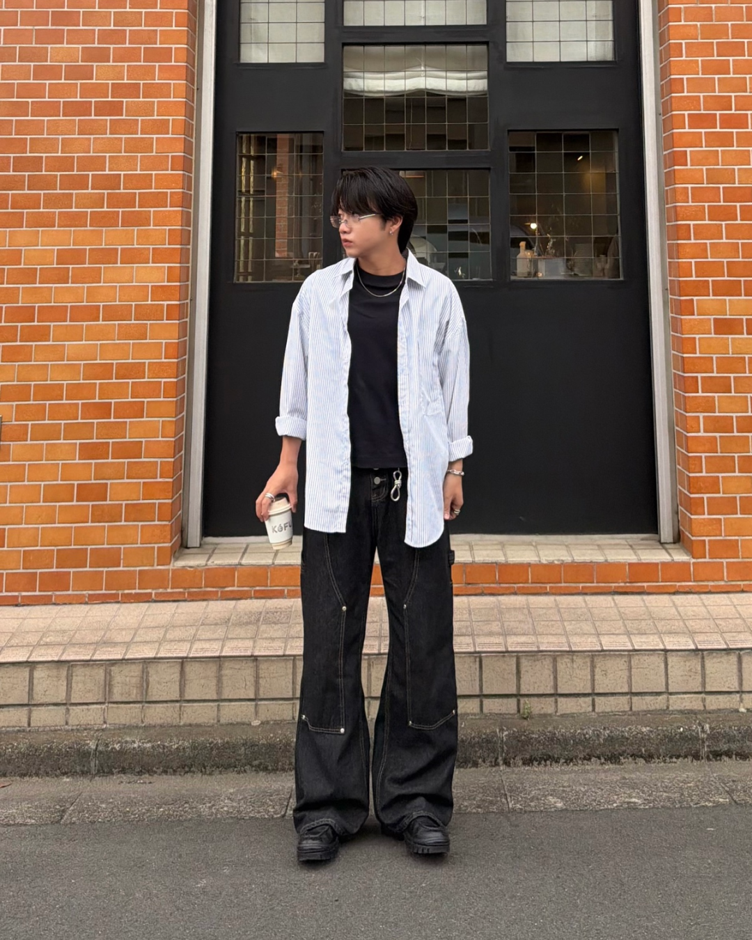 ダブルニーステッチデニムパンツ RG7199