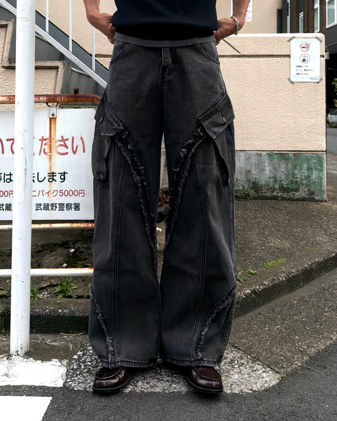 レトロウォッシュフリンジデニム RG7250