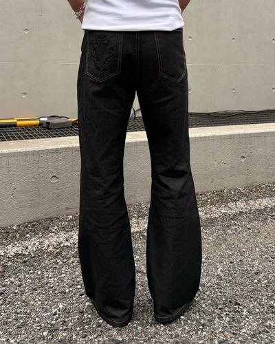ヒップポケット刺繍デニムパンツ RG7251
