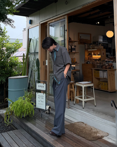 ルーズストレートスラックス RG7255
