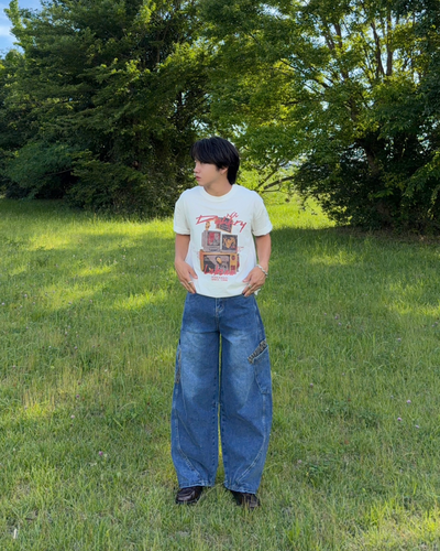レオパードパッチワークデニムパンツ RG7266