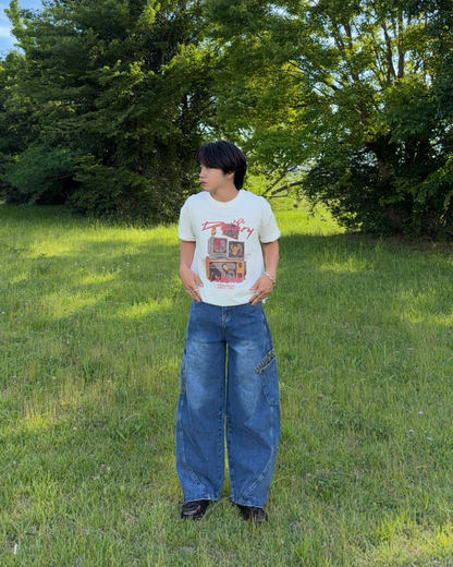 レオパードパッチワークデニムパンツ RG7266