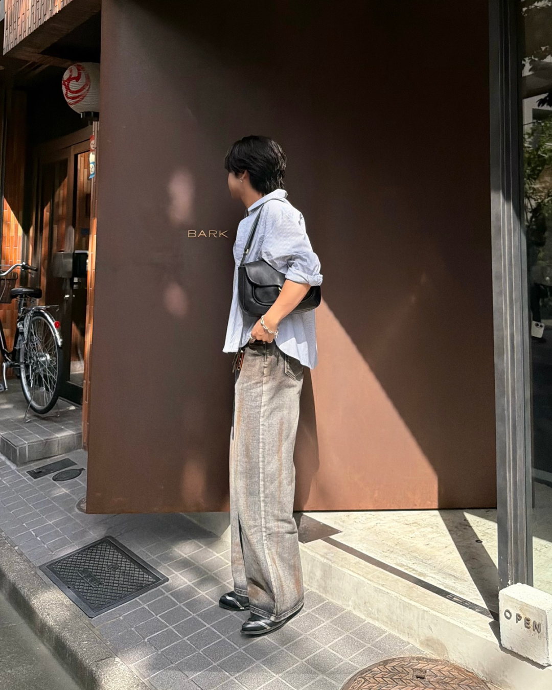 ダーティウォッシュバギーデニムパンツ RG7274