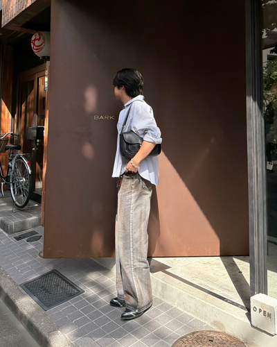 ダーティウォッシュバギーデニムパンツ RG7274