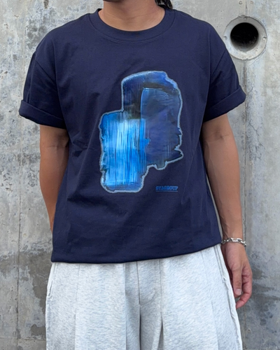 アブストラクトペイントグラフィックTシャツ RG7314
