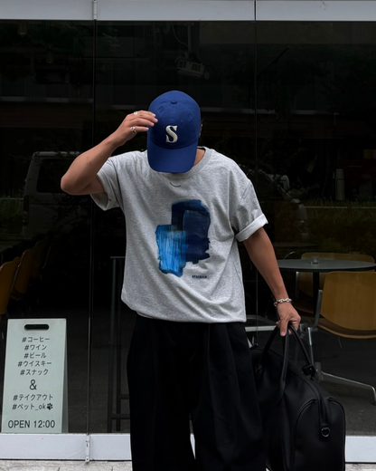 アブストラクトペイントグラフィックTシャツ RG7314