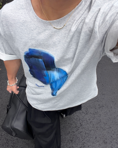 アブストラクトペイントグラフィックTシャツ RG7314