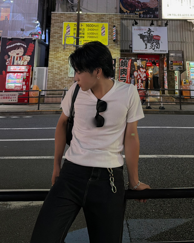 リブフィットTシャツ RG7326