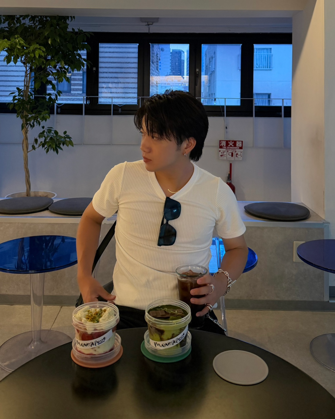 リブフィットTシャツ RG7326