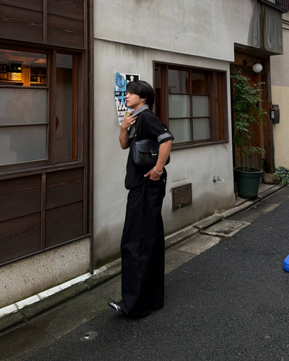 デザインラペルストライプシャツ RG7329